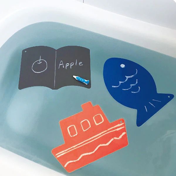 Bath drawing board set with boat