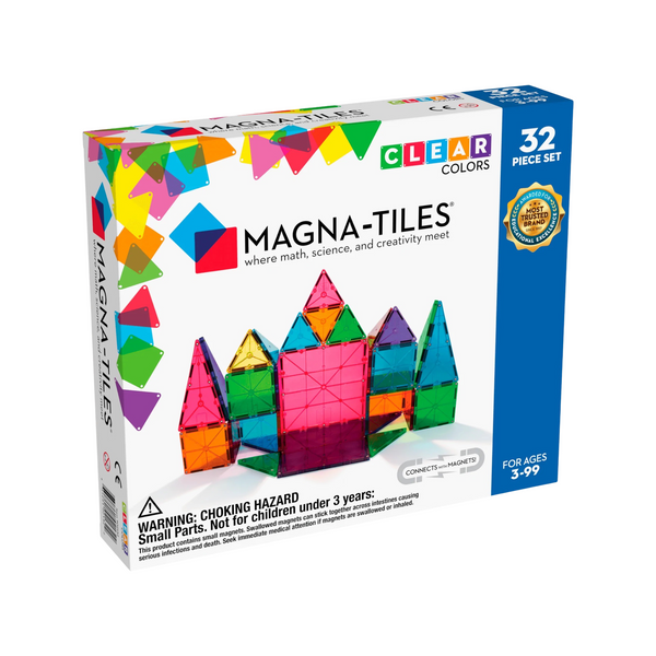 Magna-Tiles - 100 Pièces Magnétiques Couleurs