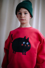 Meows-a-lot cropped sweater