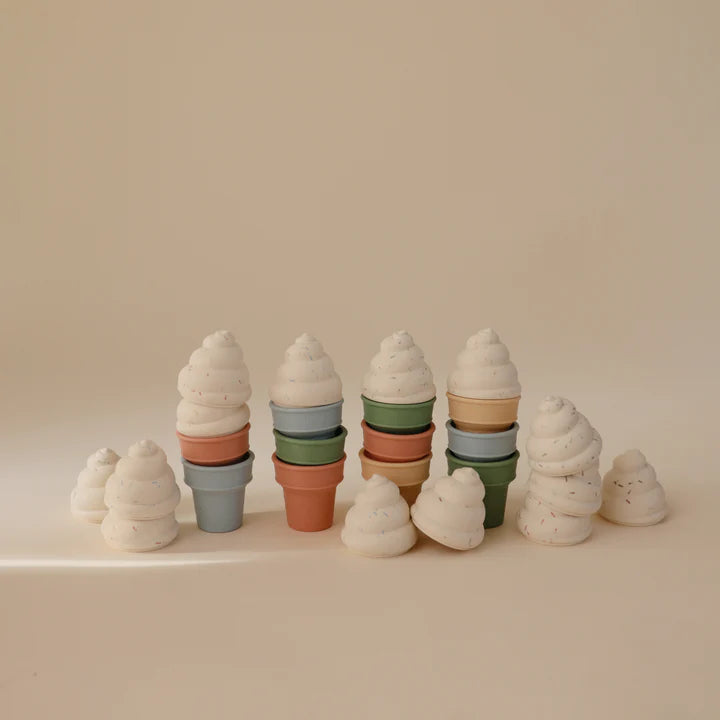 Jeu de crème glacée à mélanger et à assortir