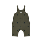 Olive dots salopette
