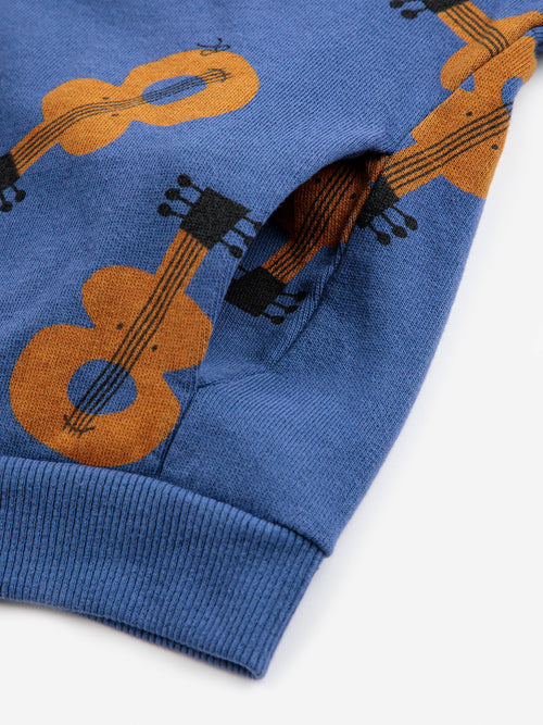 Acoustic guitar all over hoodie