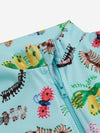 Funny insects all over swim overall