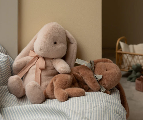 Small sleeping bunny plush