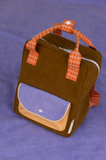 Farmhouse corduroy small backpack
