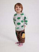 Baby green tree all over sweatshirt