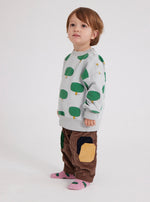 Baby green tree all over sweatshirt