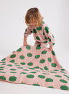 Green tree all over muslin