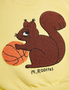 Squirrel chenille sweatshirt