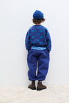Pantalon de survêtement brodé Blue dog 