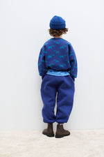 Pantalon de survêtement brodé Blue dog 