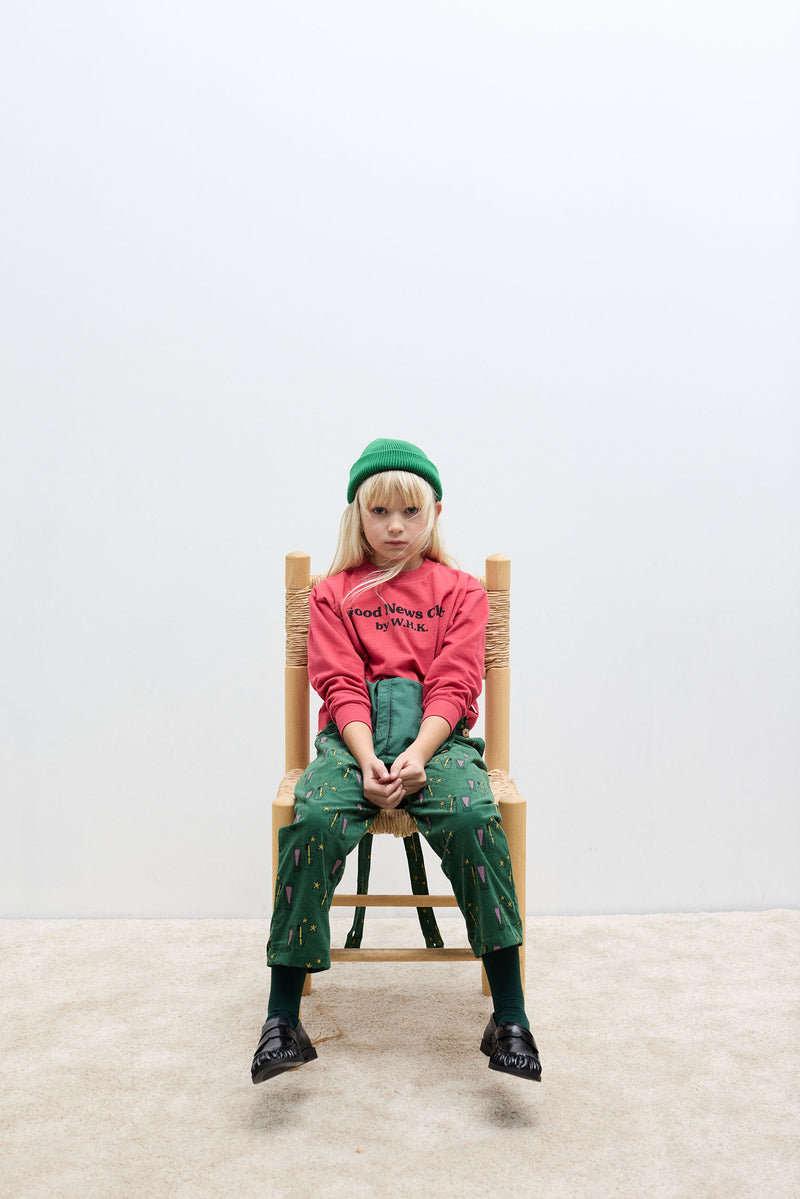 Magic toothbrush corduroy dungaree