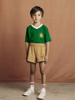 Sun v-neck tee