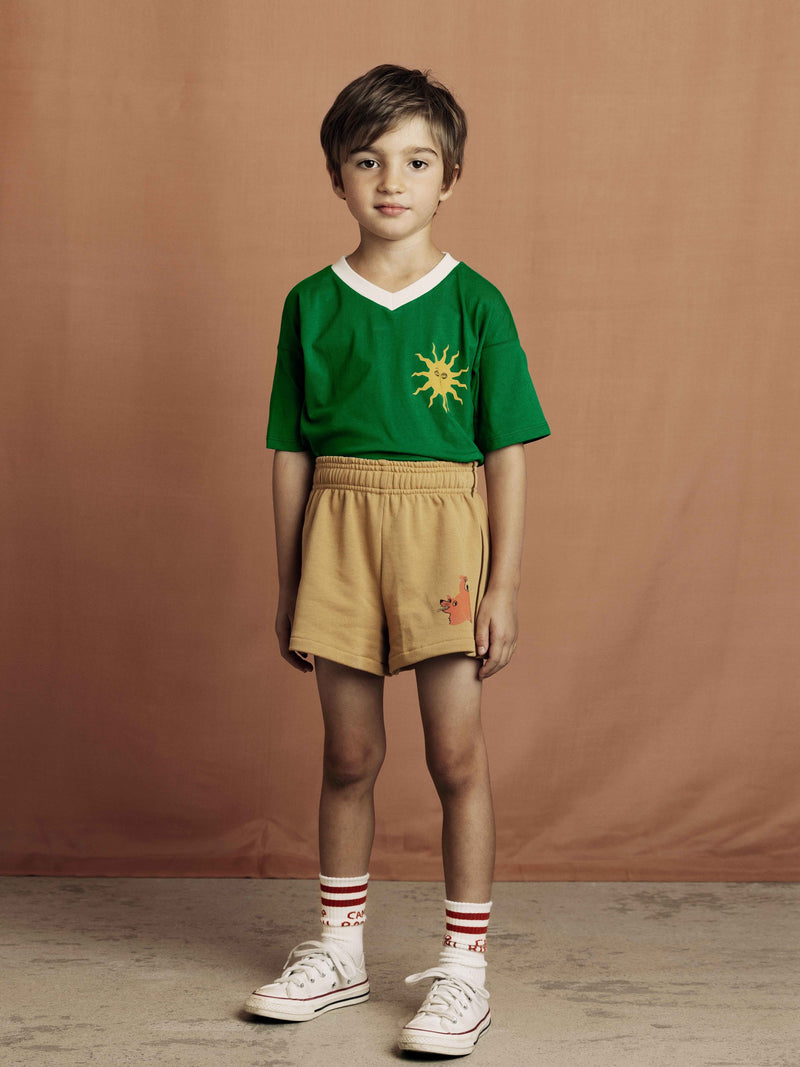 Sun v-neck tee