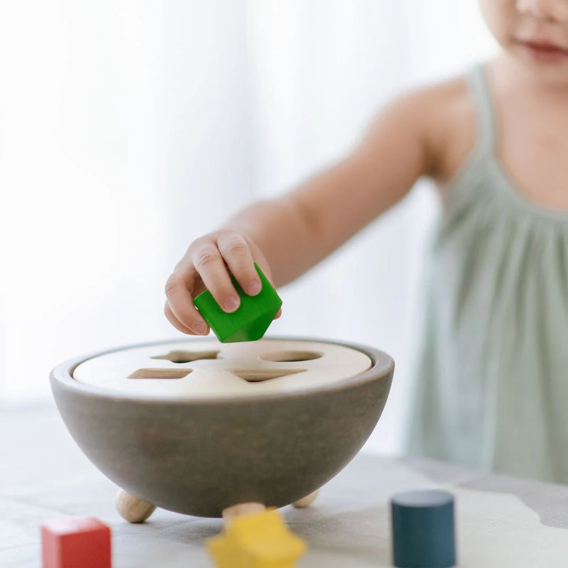 Shape sorting bowl