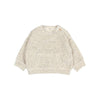 Baby terry botonato sweatshirt