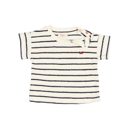 Baby terry stripes t-shirt