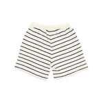 Terry stripes shorts