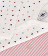 Set of 2 babies' cotton pyjamas