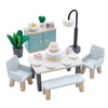 Dining room doll house furniture