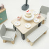 Dining room doll house furniture