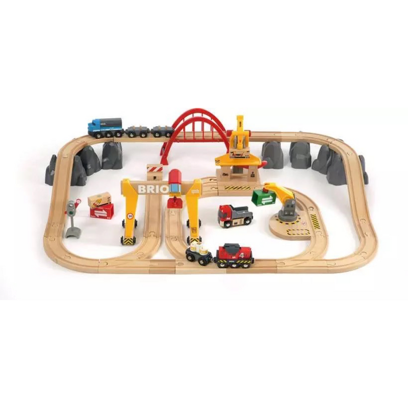 Cargo railway deluxe set