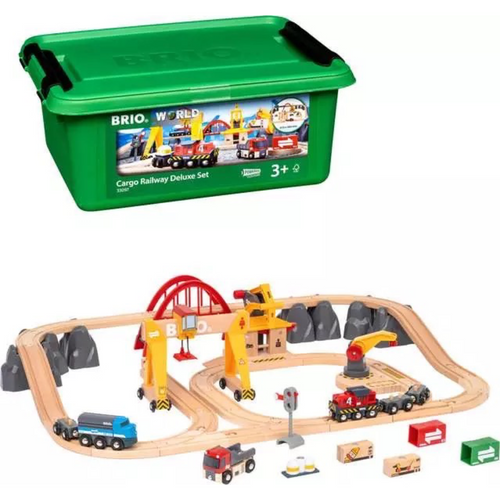 Cargo railway deluxe set
