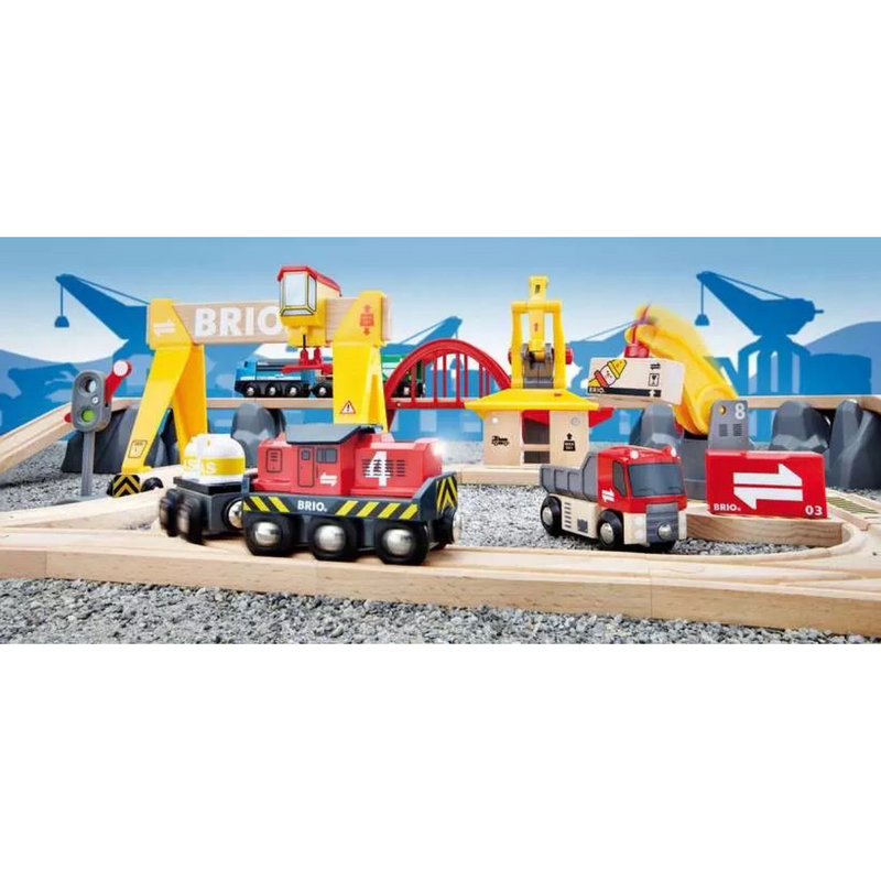 Cargo railway deluxe set