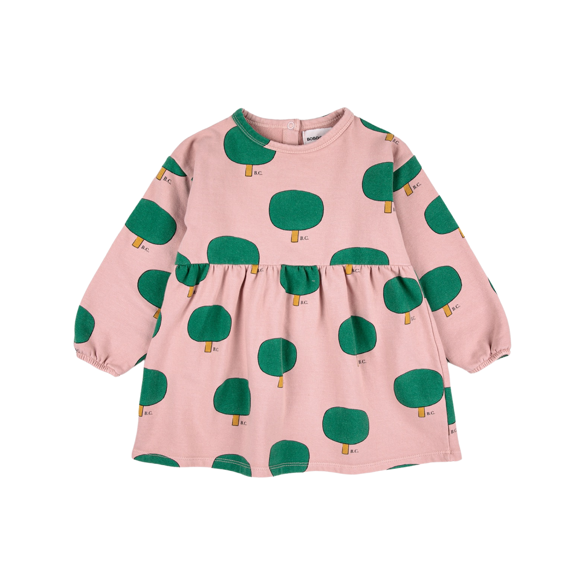 Bobo Choses Baby green tree all over dress – Les Petits Voyous