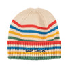 Tic Tac Toe knitted striped beanie