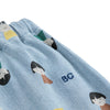 Game Pawns all over light denim pant