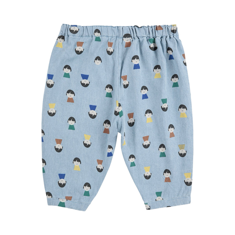 Game Pawns all over light denim pant