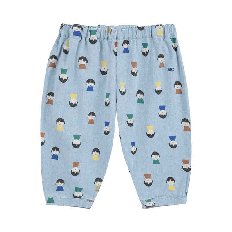 Game Pawns all over light denim pant