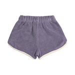 Blue terry cloth shorts