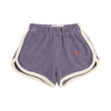 Blue terry cloth shorts