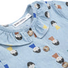 Robe en jean pâle Game Pawns