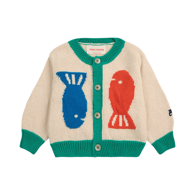 Lucky fish cardigan