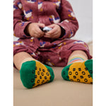 Chaussettes antidérapantes à rayures