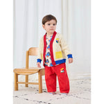 Cardigan color block Bobo Choo Choo