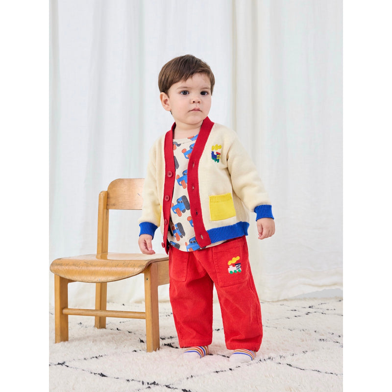 Cardigan color block Bobo Choo Choo