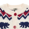 Baby knit bear cardigan