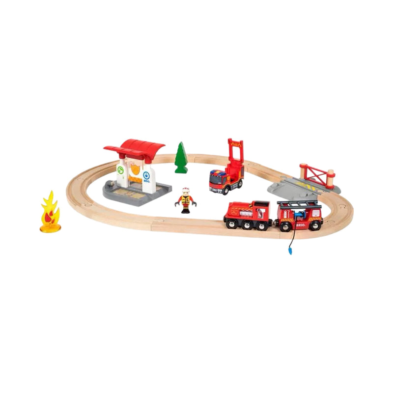 Firefighter train set