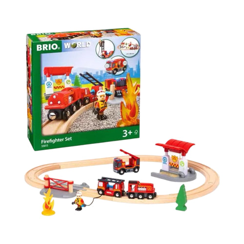 Firefighter train set