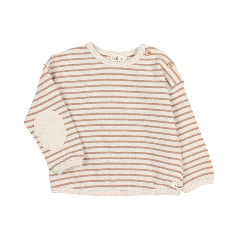 Chandail à rayures en jersey doux pour bébé