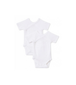 Babies bodysuits wrapover short sleeves