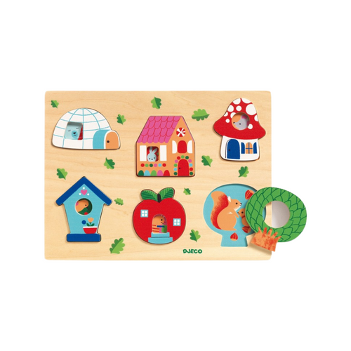 Coucou House wooden puzzle