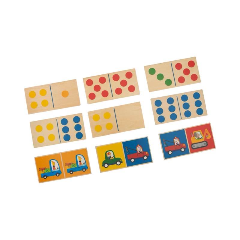 Popipop Set of wooden dominoes