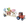 Stacking tractor, trailer & animals