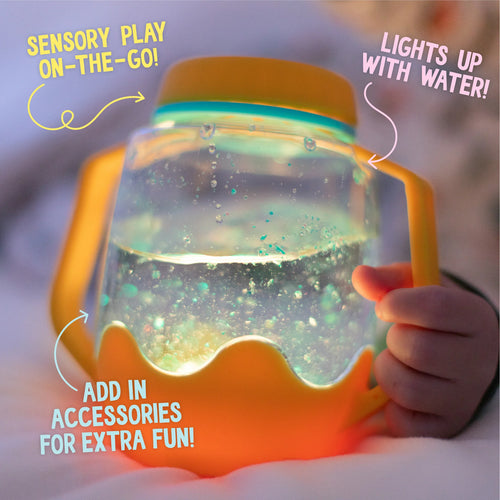 Sensory light up jar
