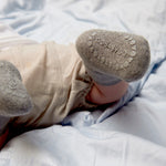 Minis chaussettes antidérapantes coton éponge bio